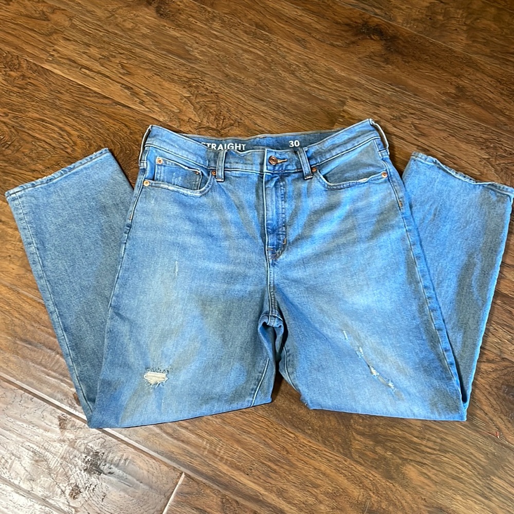 J Crew Classic Straight Crop Jeans sz 30